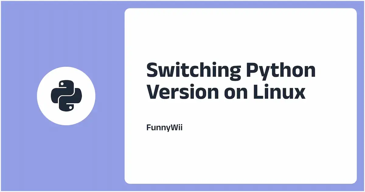 Linux切换Python版本