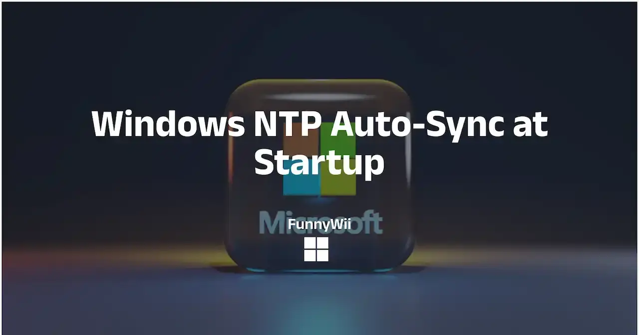 开机自动同步Internet时间（Windows）